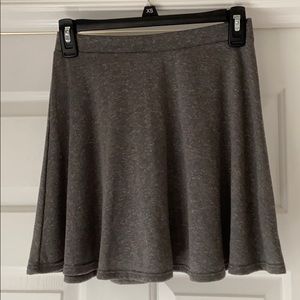 Gray flowy skirt